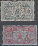 NEW HEBRIDES (fRENCH) - 20c (1912), 1fr (1925). Scott 24, 52. Used - Gebruikt