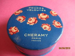 Maquillage/Boite De Poudre De Riz/ CHERAMY, Paris/ Poudre Veloutée / Pêche /Vers 1930-50    PARF188 - Schoonheidsproducten