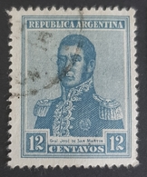 1921 - 1923,  General José Francisco De San Martin, Republica, Argentina, Used - Gebruikt