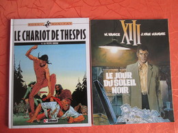 2 Bandes Dessinees   . Le Chariot De Thespis Et Le Jour Du Soleil Noir - Lots De Plusieurs BD