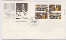 CANADA  1978:  Bloc De 4 Se-tenant  Sur FDC - Cartas & Documentos