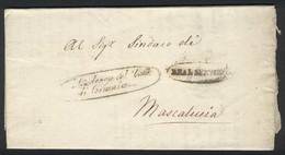 ITALY: Printed Document With New Regulations On The Sale Of MEAT, Sent From Catania To Mascalmia On 24/AP/1828, Excellen - Unclassified