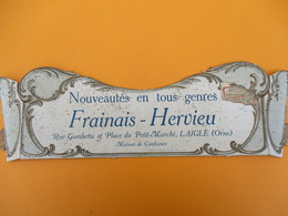 Bandeau Carton  De Support De Courrier/ Frainais-Hervieu/Nouveautés En Tous Genres/ LAIGLE/Orne/Vers 1900-1920   BFPP208 - Other & Unclassified