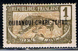 (OUB 10) OUBANGUI  // Y&T 1 // 1915 - Used Stamps