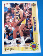 VLADE DIVAC   CARDS NBA FLEER 1992 N 186 - Sonstige & Ohne Zuordnung