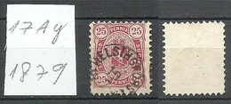 FINLAND FINNLAND 1879 Michel 17 A Y A O Nice Cancel Helsinki - Ongebruikt