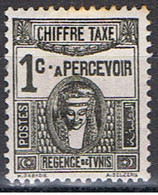 TUNISIE 54 // YVERT 7 TAXE // 1923-29 - Timbres-taxe