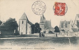 CPA - France - (49) Maine Et Loire - Durtal - Château Et Eglise Vue De La Terrasse - Durtal