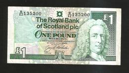 SCOTLAND - THE ROYAL BANK Of SCOTLAND - 1 POUND (1992) - 1 Pound