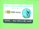 NIGERIA - Chip Phonecard 200 Units Reverse Sateliite Dish - Nigeria