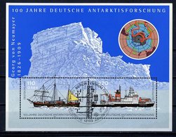 Allemagne Fédérale - Germany - Deutschland Bloc Feuillet 2001 Y&T N°BF55 - Michel N°B57 (o) - Exploration En Antartique - 2001-2010