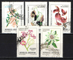 ARGENTINA - 1982 - FIORI - FLOWERS - USATI - Oblitérés