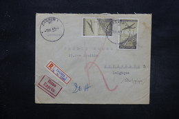 YOUGOSLAVIE - Enveloppe De Zagreb Pour Bruxelles Par Avion En 1949 , Affranchissement Recto Et Verso Plaisant - L 27601 - Covers & Documents