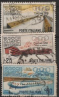 1956 WINTER OLYMPIC Cortina D'Ampezzo..USED STAMPS FROM ITALY /SPORTS/OLYMPIC STADIUM - Hiver 1956: Cortina D'Ampezzo