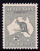Australia 1915 Kangaroo 2d Grey 2nd Watermark MH - Nuevos