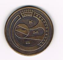 //  GEDENKINGSPENNING  KMR  12 STERREN - Pièces écrasées (Elongated Coins)