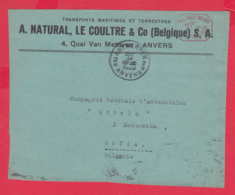 239524 / ANVERS 1929 1.75 F. - TRANSPORTS MARITIMES ET TERRESTRES , Machine Stamps (ATM) Belgique Belgium - Other & Unclassified