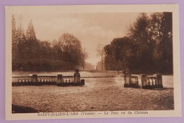 CPA SAINT JULIEN DE L ARS  " LE PARC VU DU CHÂTEAU" - Saint Julien L'Ars