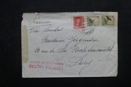 ESPAGNE - Censure Sur Enveloppe De  La Palma Pour La France Via Londres En 1936 , Affranchissement Plaisant - L 27843 - Republicans Censor Marks