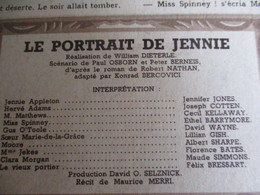 Cinéma/Revue/Mon Film/"Le Portrait De Jennie "/Jennifer JONES, Joseph COTTEN/Prod Selznick/William DIETERLE/1951  CIN101 - Other & Unclassified