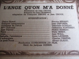 Cinéma/Revue/Mon Film/"L'Ange Qu'on M'a Donné"/Simone RENANT, Albert GLADO/Consortium/Jean CHOUX/Eliz.TAYLOR/1952 CIN107 - Altri & Non Classificati