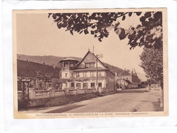 CPA : 15 X 10,7  -  CHATENOIS  -  HOSTELLERIE DE LA GARE  - Herrmann, Propriétaire - Chatenois