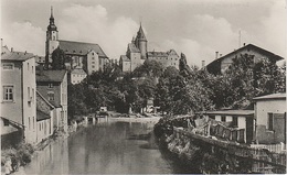 AK Schwarzenberg Schloß St Georgen Kirche Schwarzwasser Vorstadt Uferstraße Hammerweg Karlsbader Straße Erzgebirge DDR - Schwarzenberg (Erzgeb.)