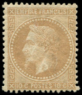 * EMPIRE LAURE - 28A  10c. Bistre, T I, TB - 1863-1870 Napoléon III Lauré