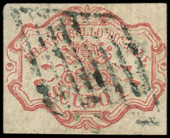 ITALIE (ANCIENS ETATS) EGLISE 11 : 1s. Rouge-brun, Obl., Défx, B/TB. C - Papal States