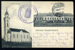 SZAPÁRYFALVA / Țipari 1918. Régi Képeslap , Szép Tábori Posta Bélyegzéssel  /   Vintage Pic. P.card Nice FPO Pmk - Oblitérés