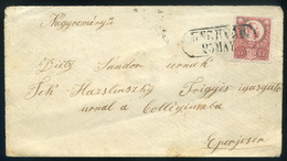 UNGVÁR 1873. 5Kr-os Levél Eperjesre Küldve  /  5 Kr Letter To Eperjes - Oblitérés