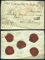 KASSA 1870. Dekoratív értéklevél Szikszóra Küldve  /  Decorative Money Letter To Szikszó - Oblitérés