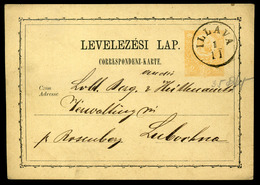 ILLAVA 1872.  Díjjegyes Levlap , Szép Bélyegzéssel  /   Stationery P.card, Nice Pmk - Oblitérés