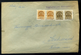 NÓGRÁDMARCALI 1941. Levél Postaügynökségi Bélyegzéssel  /  Letter, Postal Agency Pmk - Lettres & Documents