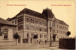 ** T4 Rimaszombat, Rimavská Sobota; Egyesült Protestáns Gimnázium. W. L. 583. / High School (vágott / Cut) - Non Classés