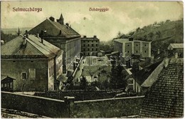 T2/T3 1914 Selmecbánya, Schemnitz, Banská Stiavnica; Dohánygyár. Grohmann Kiadása / Tobacco Factory (fa) - Non Classés