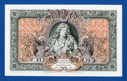 France - E. Desfossés - King Louis XIV 300 Years 1938 Very Rare Specimen Test Note Unc- - Fiktive & Specimen