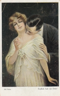 Bill Fisher - Romantic Couple Kissing , Endlich Hab Ich Dich ! 1919 - Fisher, Bill