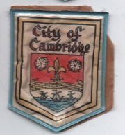 Ecusson Tissu Ancien/Imprimé /CAMBRIDGE /ANGLETERRE/ Vers 1960-1980    ET293 - Patches