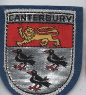 Ecusson Tissu Ancien/Brodé  /CANTENBURY/Kent / ANGLETERRE/ Vers 1960-1980    ET296 - Patches