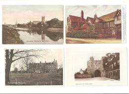 Four Postcards Of Worcester Nr Evesham Cheltenham - Autres & Non Classés