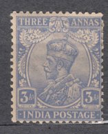 Great Britain India 1922 Or 1926 3 Annas, Mint Hinged - 1911-35 King George V