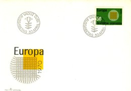 1970 - LIECHTENSTEIN - EUROPA - BUSTA FDC.+9 - Storia Postale