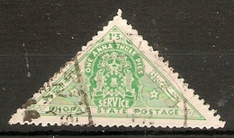 INDIA - BHOPAL 1941 1a 3p OFFICIAL SG O346 FINE USED - Bhopal