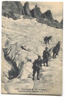 Alpinism Mountaineering Climbing Montanismo - Alpes Glacier France, 1919. - Climbing