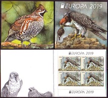 BULGARIA \ BULGARIE - 2019 - Europa-CEPT - Oiseaux Protégés  - Carnet De 4 Set. (S) - 2019