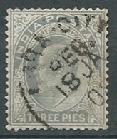 Inde Anglaise    - Yvert N°   57 Oblitéré  -   Bce 17126 - 1902-11 Roi Edouard VII