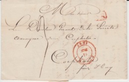 BELGIUM USED COVER 11 SEPTEMBRE 1847 HUY CORPHALIE - 1830-1849 (Belgique Indépendante)