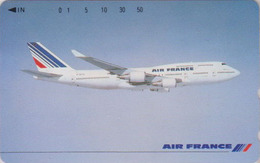 RARE Télécarte NEUVE Japon / 110-011 - AIR FRANCE - AVION - PLANE AIRLINES Japan MINT Phonecard - FLUGZEUG - 2281 - Avions