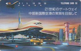 Télécarte Japon / 290-19851 - AIR FRANCE - AVION & CONCORDE - AIRLINES Japan Phonecard - FLUGZEUG -  2291 - Avions